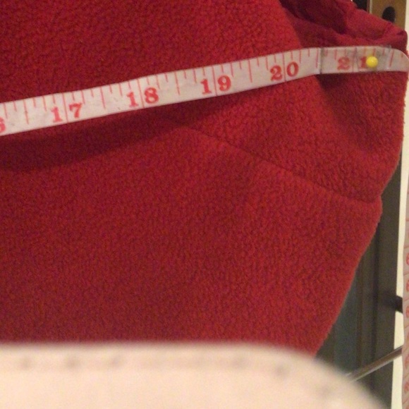 Vintage Ladies lined red zipper sleeveless vest Preloved - Picture 4 of 4